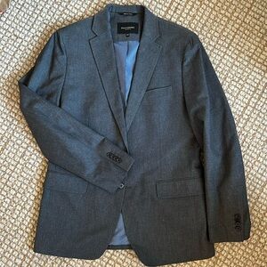 Banana republic tailored fit twill suit blazer